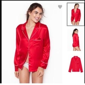 Victoria secret satin pajama set
